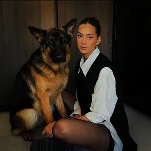 H&M Knit Sweater Vest - Black